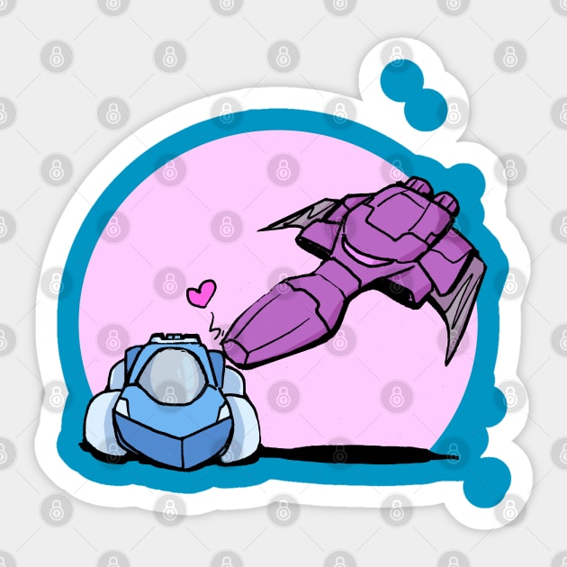 alt mode smooch Sticker by inkpocket